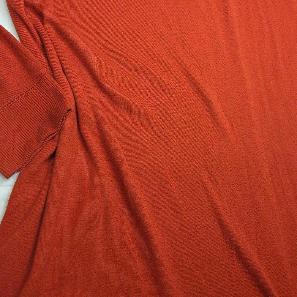 Women's French Laundry Long Sleeve Tee 3X Orange - Picture 2 of 7